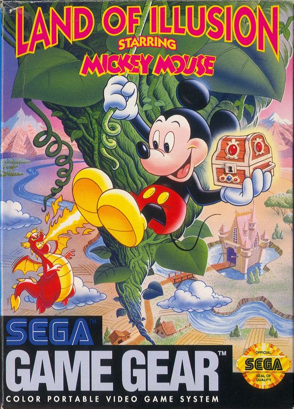 Land of Illusion box art for Sega Game Gear
